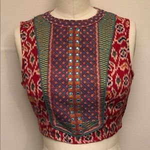 Embellished Crop Top